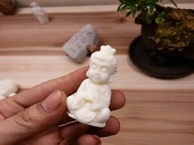 Molde silicona Buda meditando